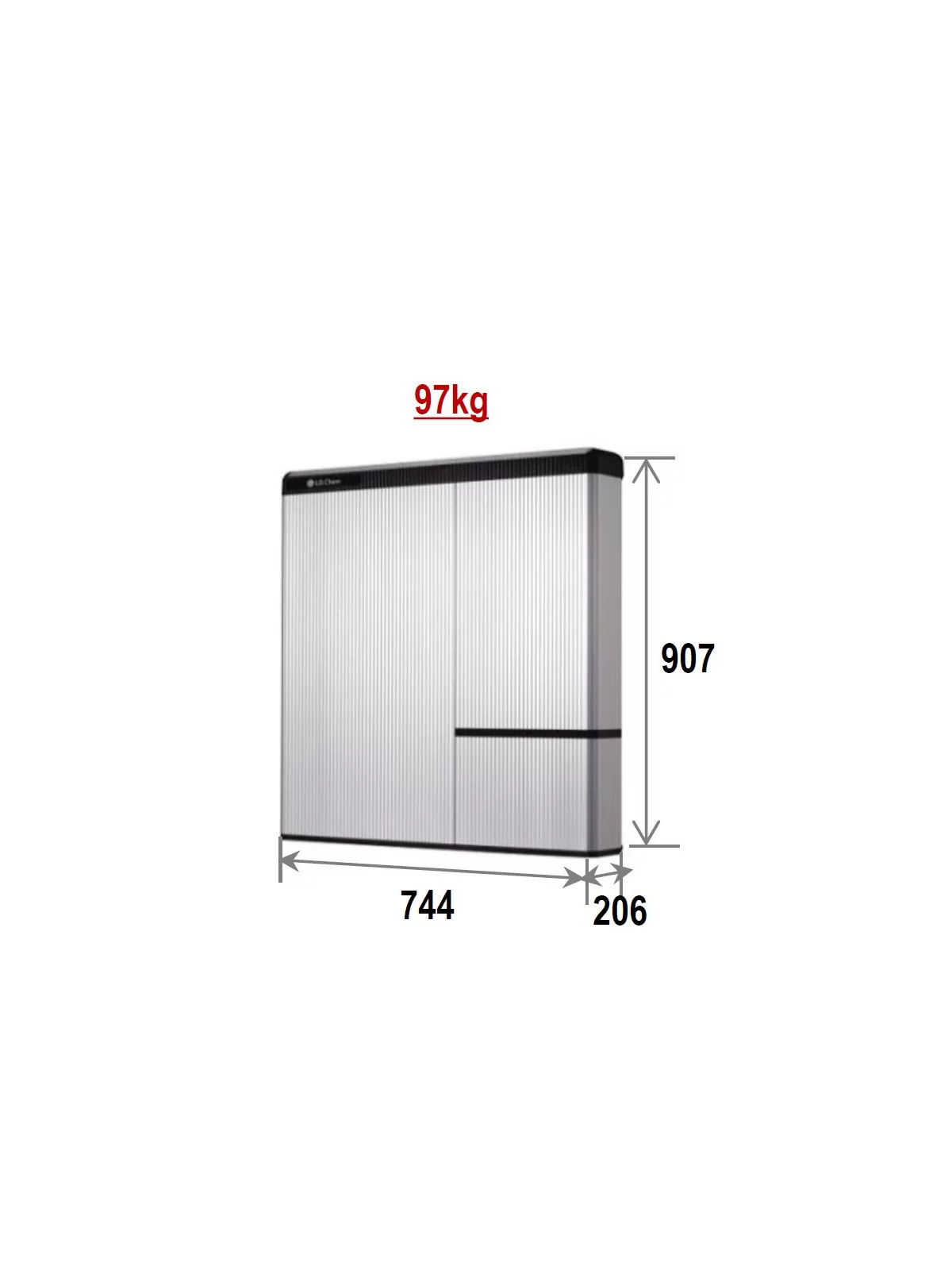 Batería de litio LG RESU 10H 400V - 10 kWk