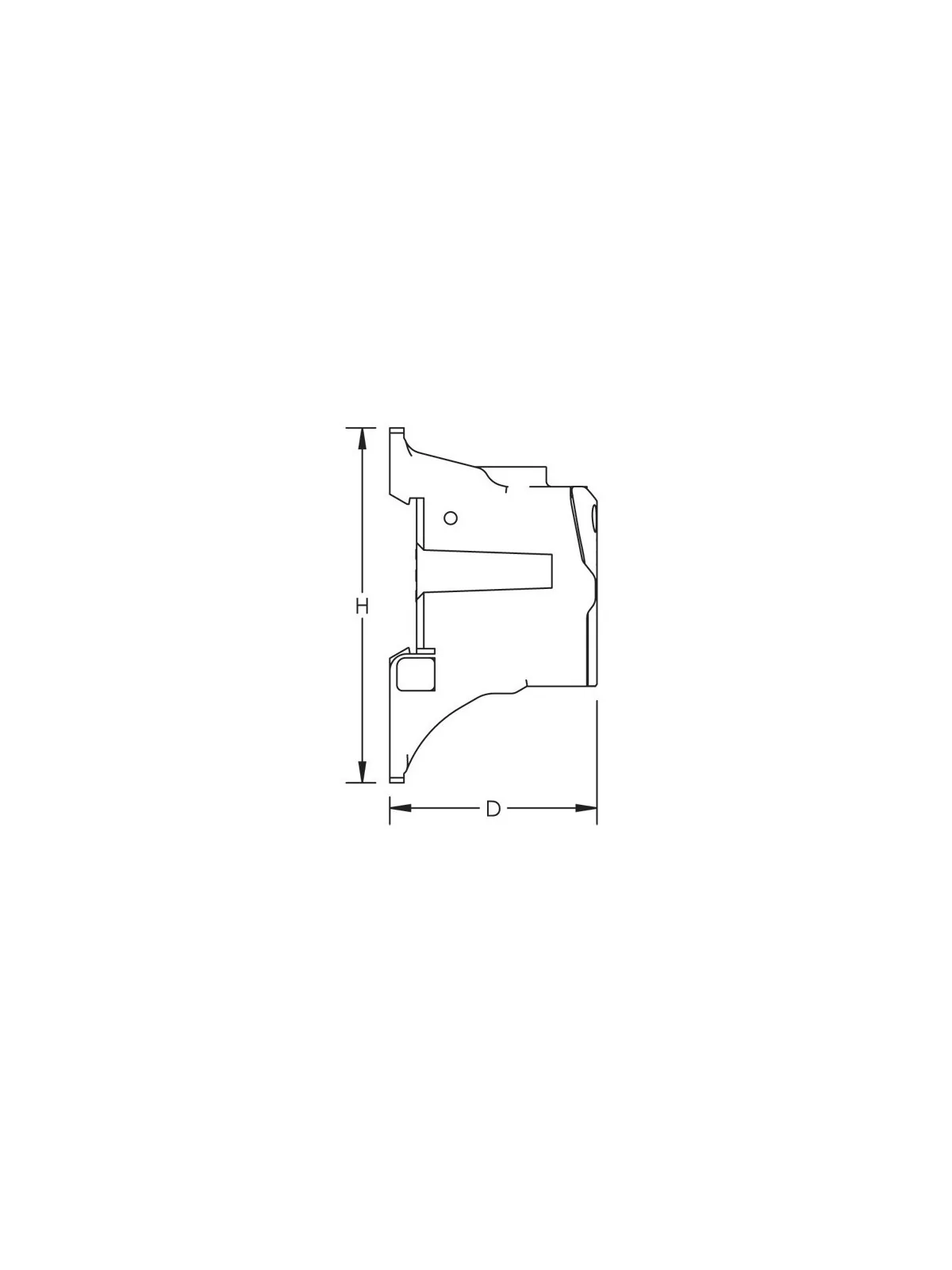 Single-pole distributor 125A