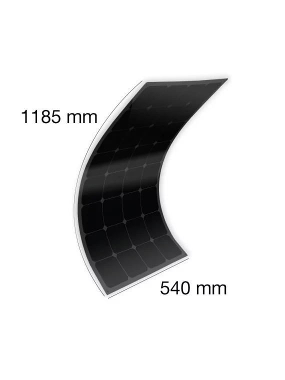 Flexibles 12V-Solarpanel MX FLEX Full Black 100Wp