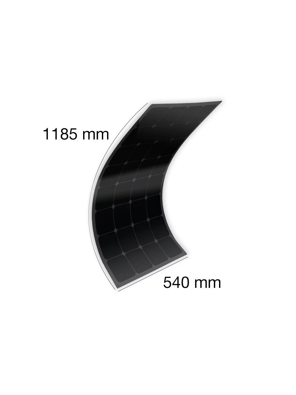 Panneau solaire flexible 12V MX FLEX Full Black 100Wc 