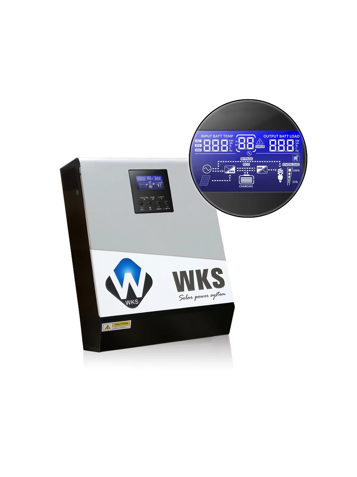 WKS 1 kVA 24V hybrid inverter