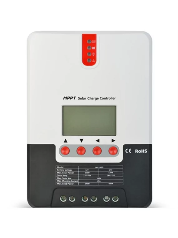 Régulateur solaire MPPT 20A SRNE