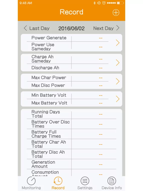 Adaptador Bluetooth para mandos SRNE