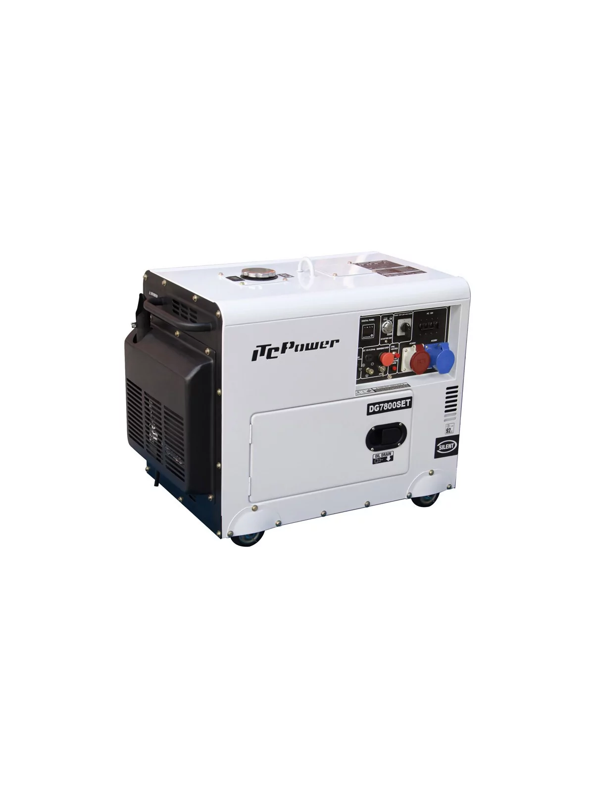 Groupe électrogène bi-tension insonorisé 6kW / 7kVA DG-7800SE-T