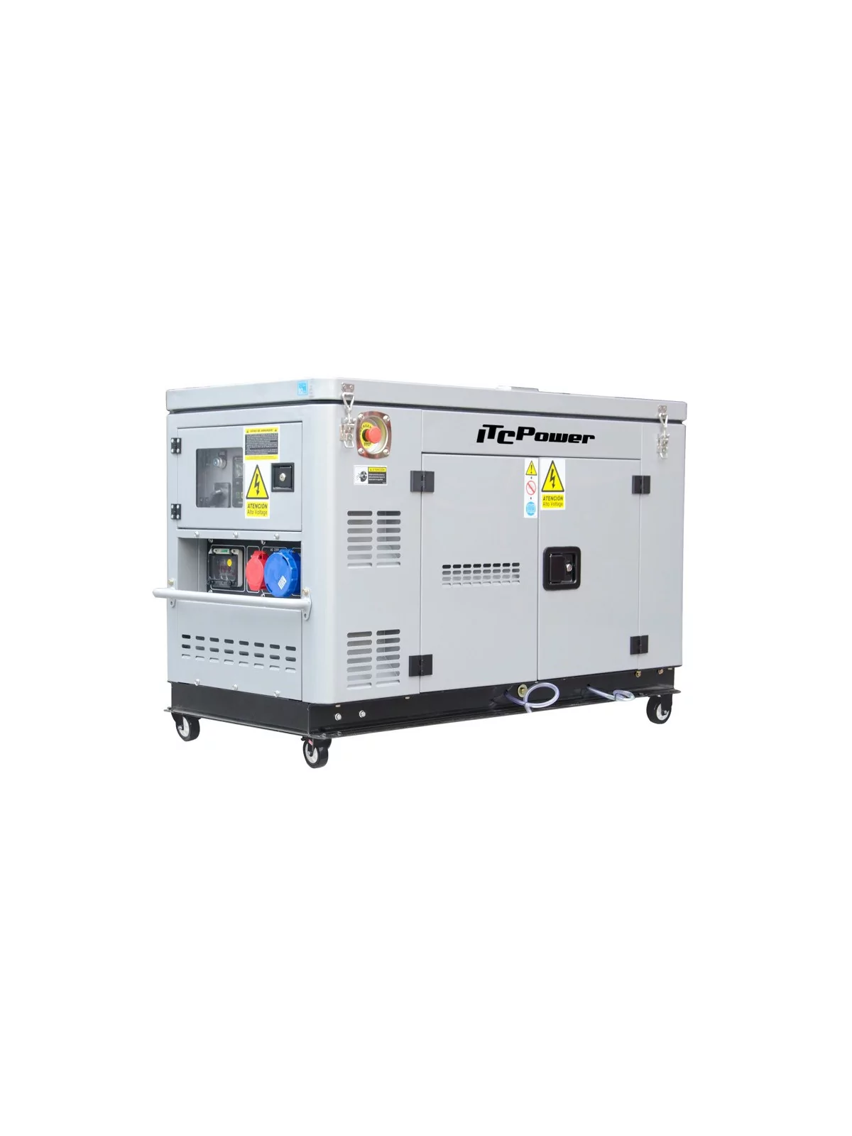 Generador de doble tensión 230V/10KW - 400V/12,5 KVA Insonorizado DG12000XSE-T