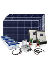 Kit hybrid 10kW - solar Kit for isolated site or feedback network