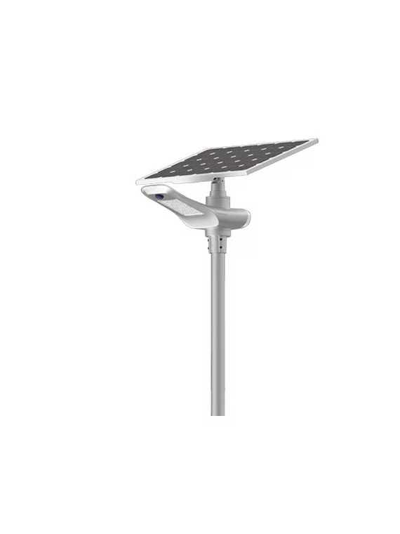 Lampadaire solaire - LED autonome 100w - panneau de 30W