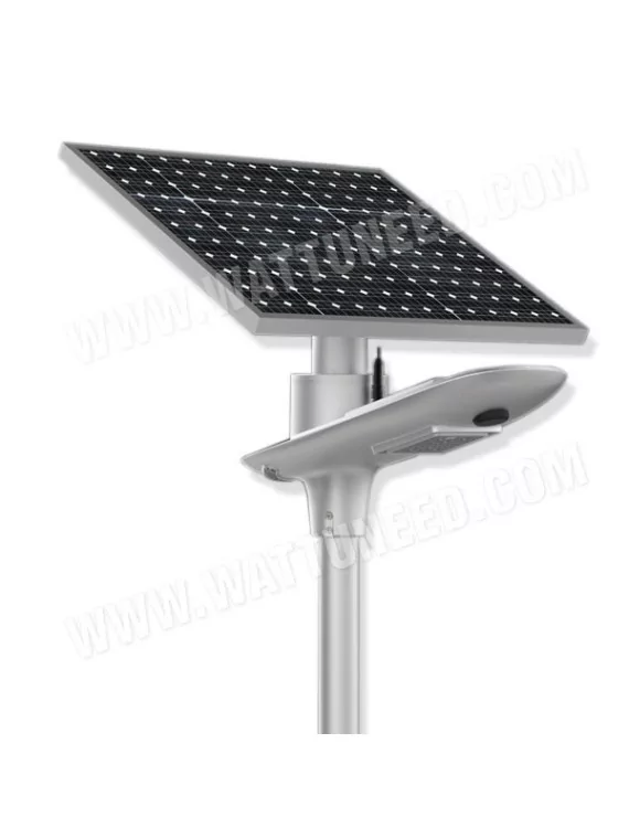 Luz de calle solar - LED independiente de 150w - Panel de 50W