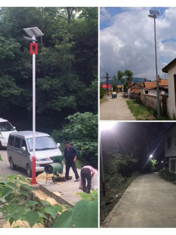 Solar Street Light - 150w Standalone LED - 50W Panel