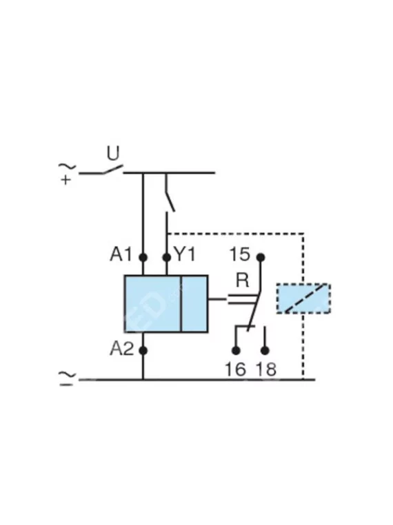 Crouzet MUR3 - Timer relay 8A