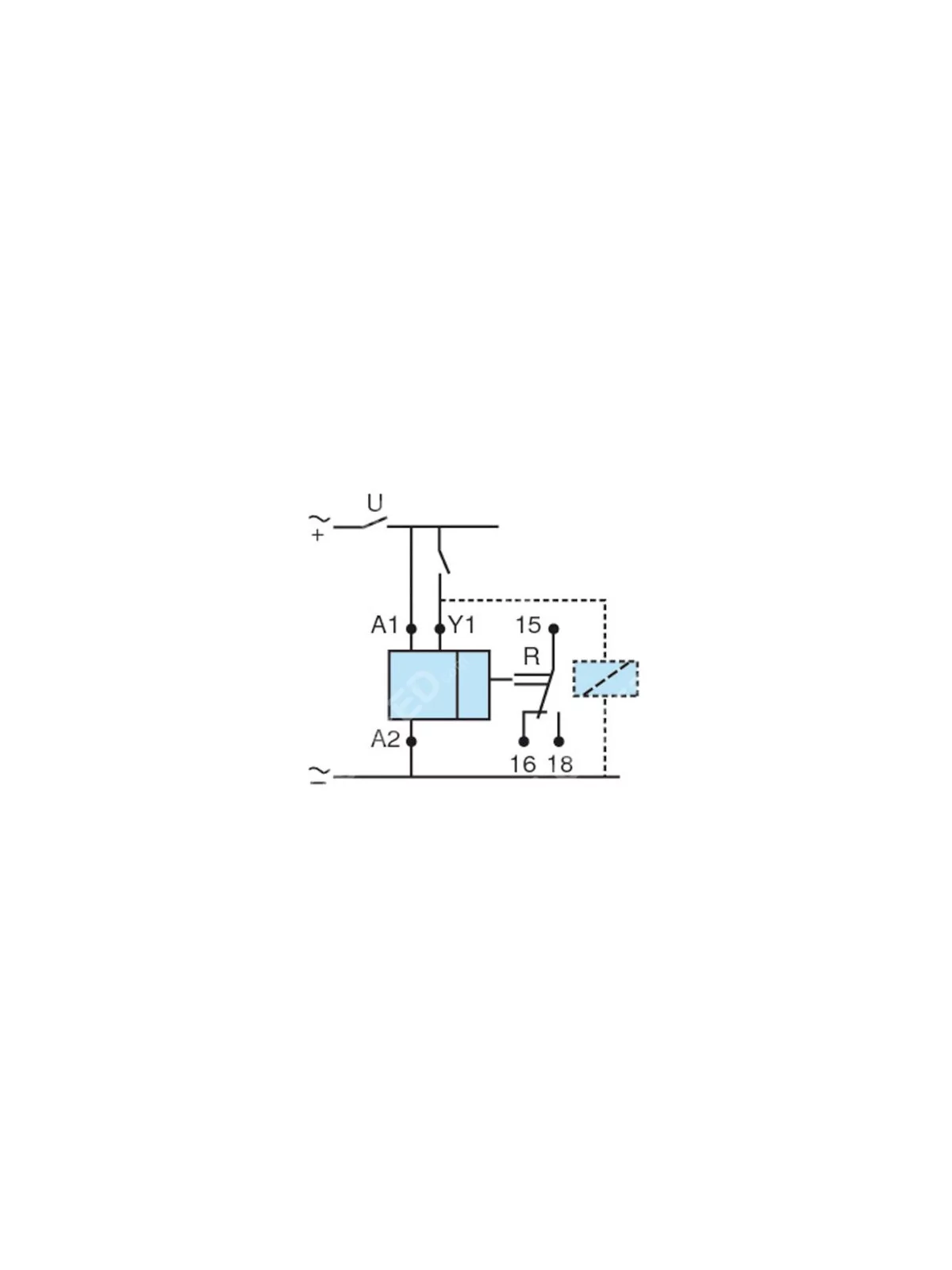 Crouzet MUR3 - Timer relay 8A