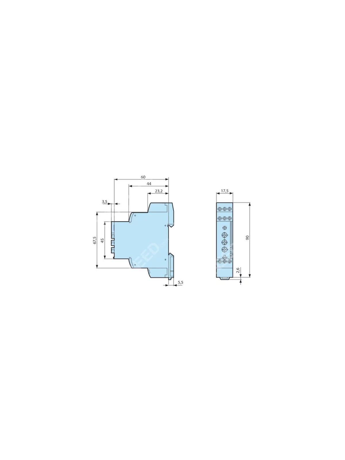 Crouzet MUR3 - Timer relay 8A