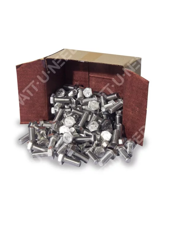 Boulon tête hexagonal M8x25 100 pièces