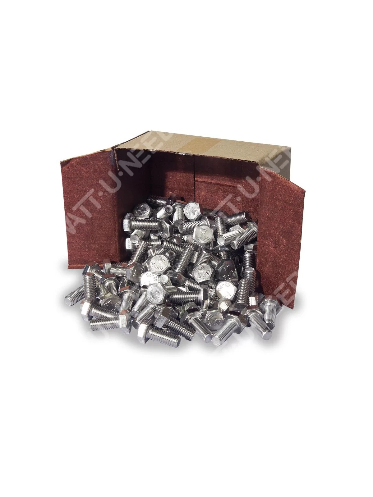 Boulon tête hexagonal M8x25 100 pièces