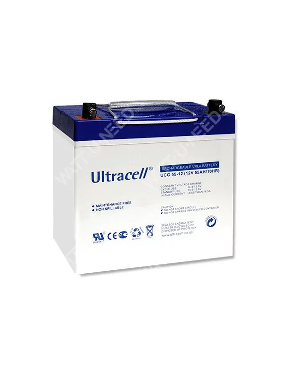 Baterías Ultracell 12V 55Ah GEL