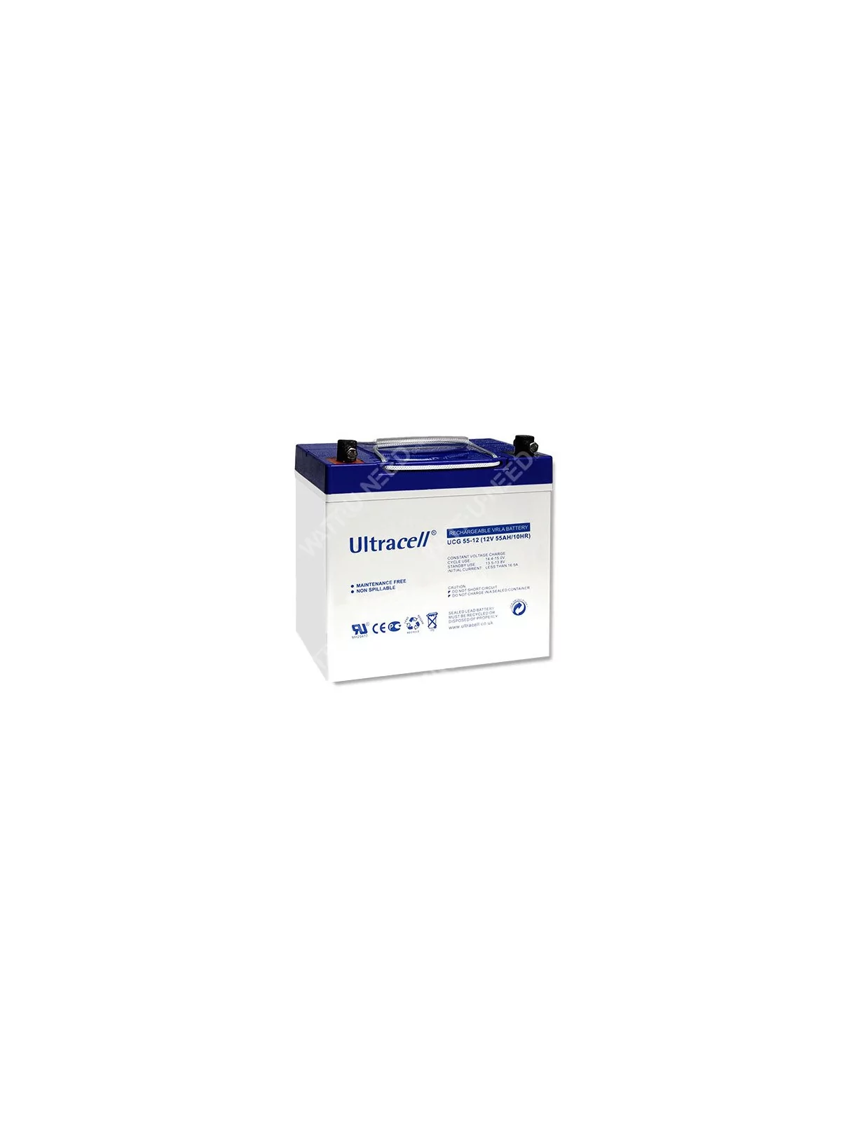 Baterías Ultracell 12V 55Ah GEL