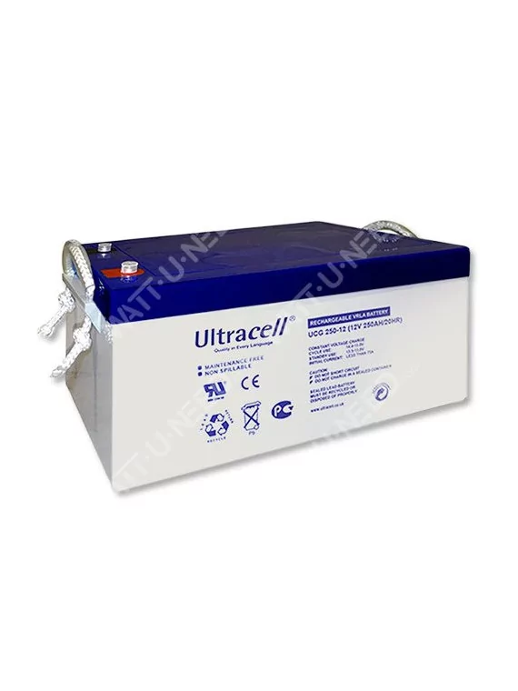 Baterías Ultracell 12V 250Ah GEL