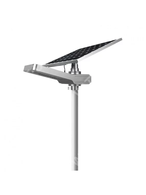 Lampadaire solaire - LED autonome WU 30W 18V - Panneau 80W