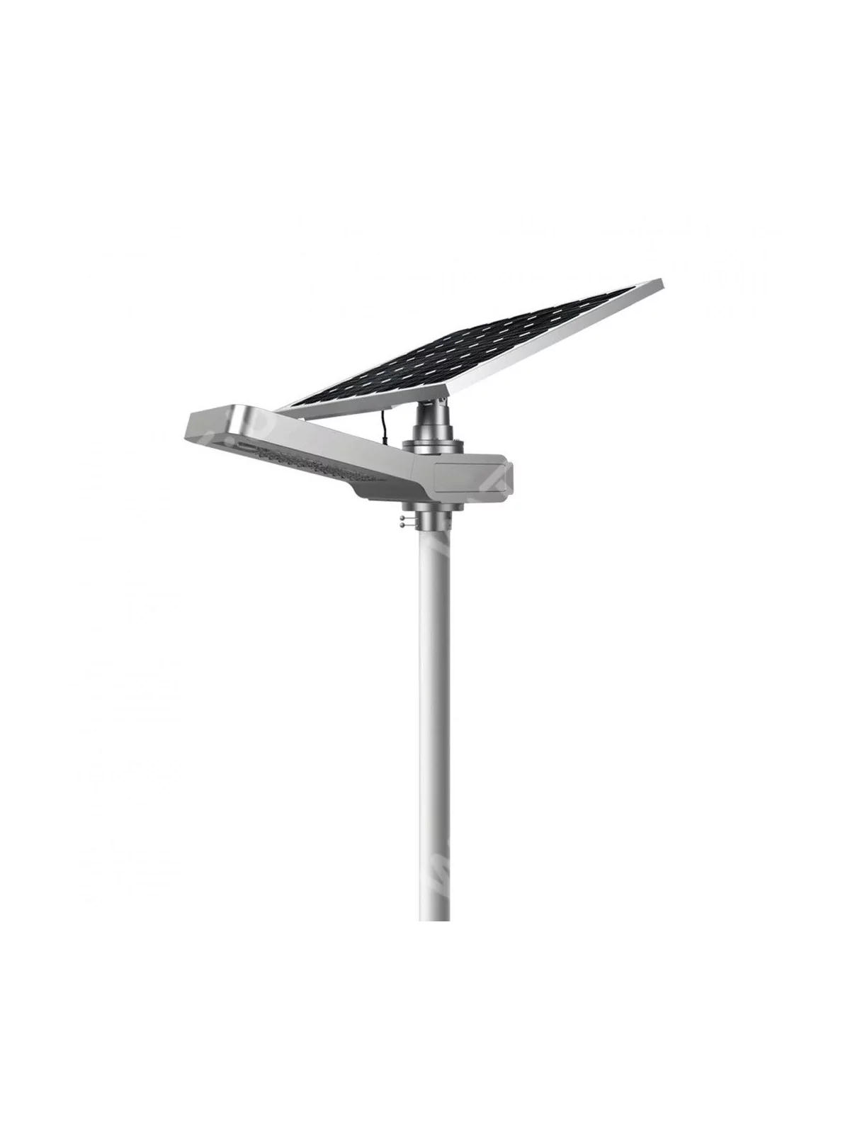 Lampadaire solaire - LED autonome WU 30W 18V - Panneau 80W