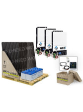 Self-consumption single phase kit 18 solar panels 15kVA 