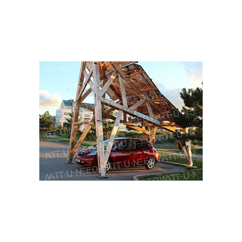 Carport solar wooden structure InnoVentum