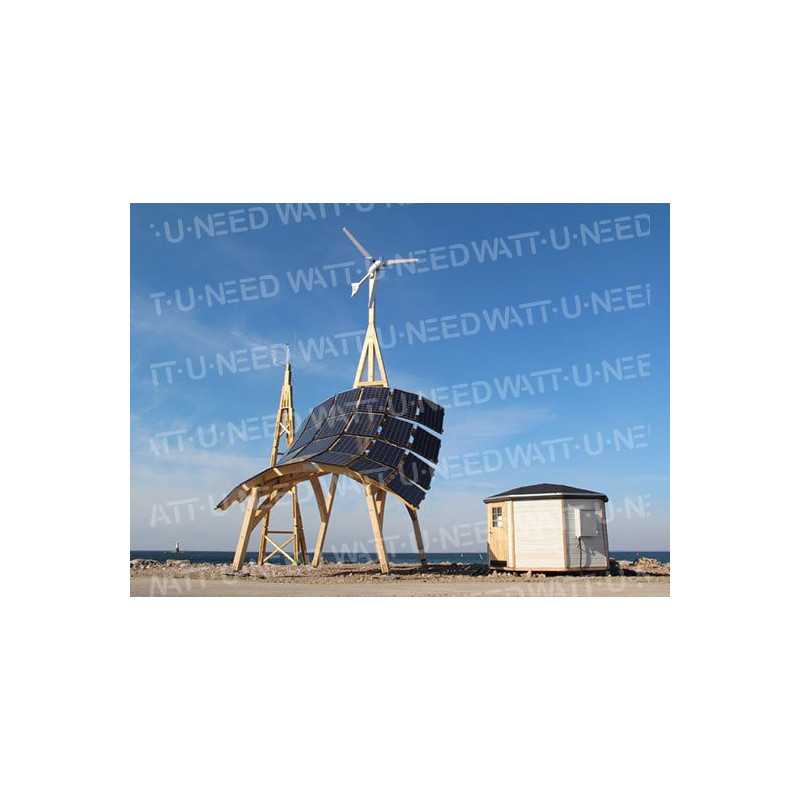 Giraffe 2.0 innoVentum Hybrid Wind and Solar Power Plant