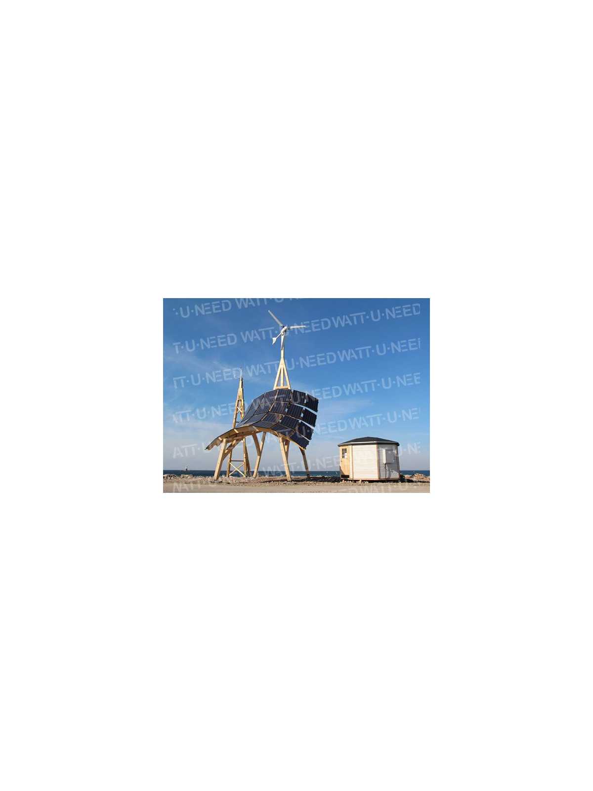 Girafe 2.0 centrale éolienne et solaire hybride InnoVentum