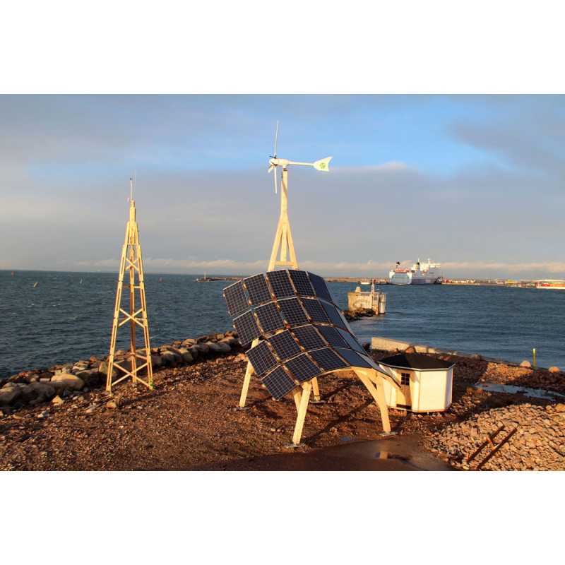 Girafe 2.0 centrale éolienne et solaire hybride InnoVentum