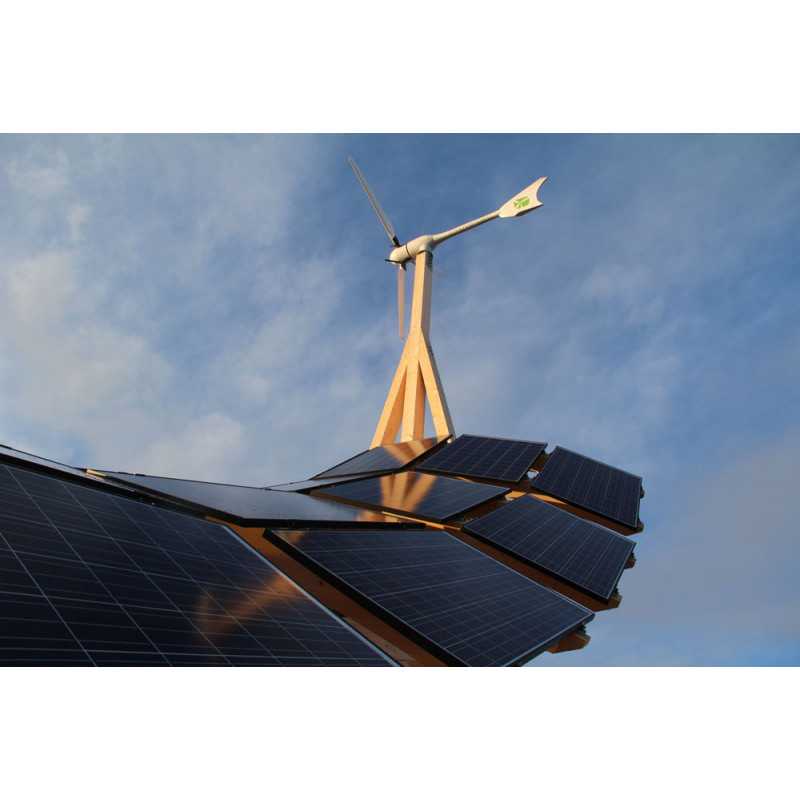 Girafe 2.0 centrale éolienne et solaire hybride InnoVentum