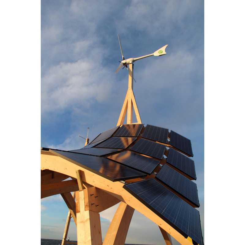 Girafe 2.0 centrale éolienne et solaire hybride InnoVentum