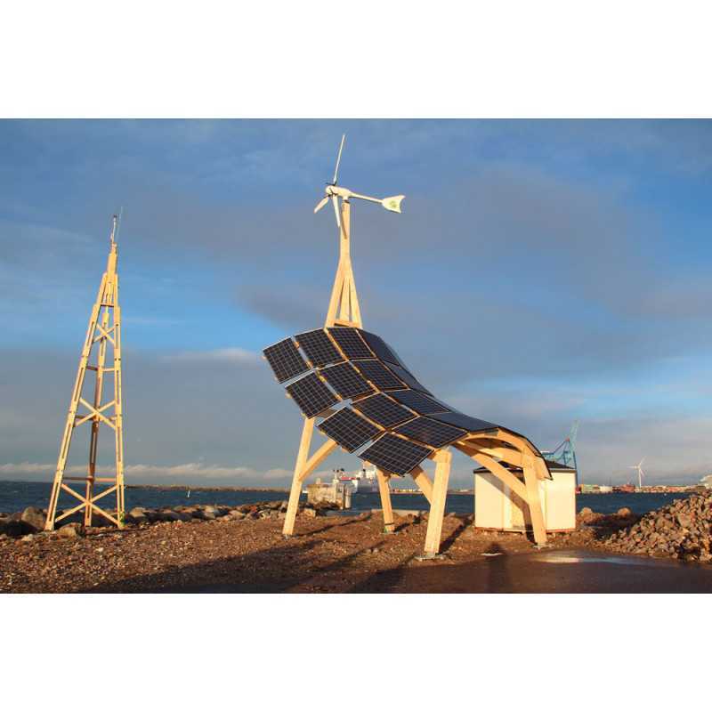 Girafe 2.0 centrale éolienne et solaire hybride InnoVentum