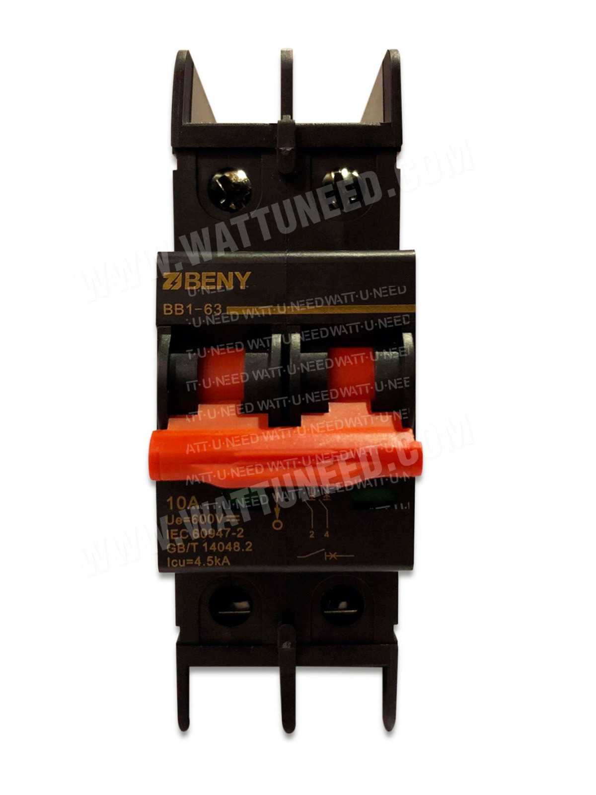 Circuit breaker DC 10A - 600V DC 