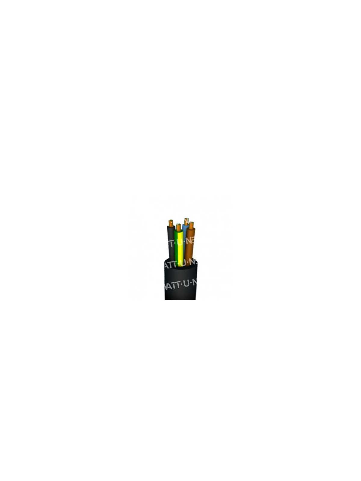 Flexible cable H05RR-F 4G0.75mm² - 1m