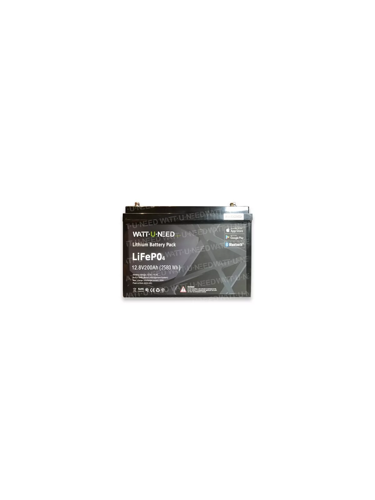 Lithium-Akku Wattuneed 12.8V 200Ah