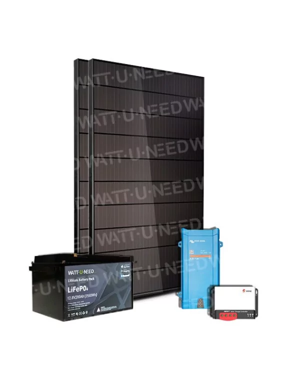 Mauriss 710Wp stand-alone lithium storage kit