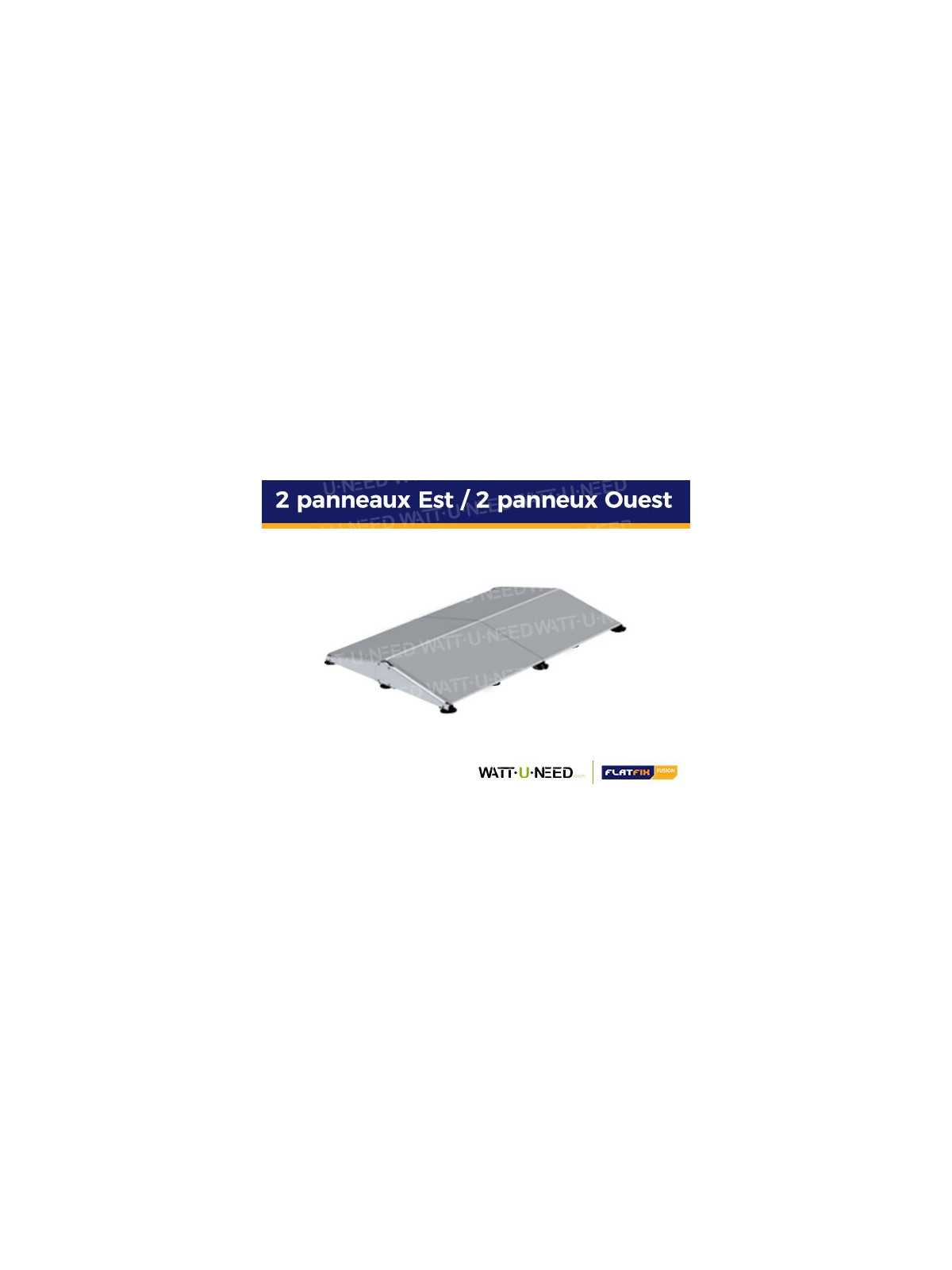 Structure for solar panel installation