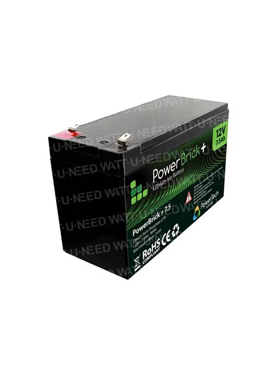 Lithiumbatterij PowerBrick+ 12V 7,5Ah