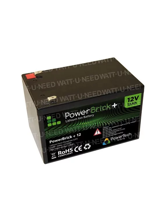 Lithiumbatterij PowerBrick+ 12V 12Ah