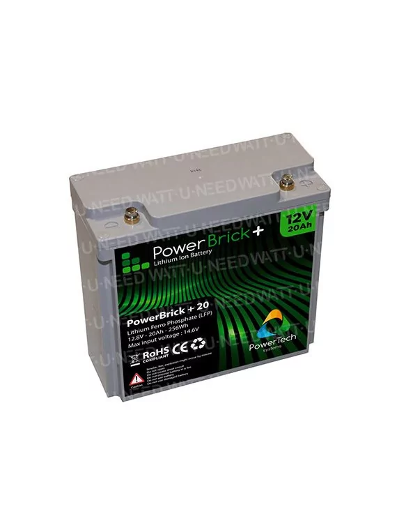 Lithiumbatterij PowerBrick+ 12V 20Ah