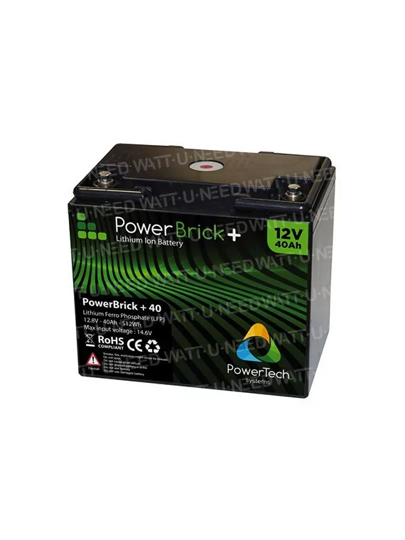 Batería de litio PowerBrick+ 12V 40Ah