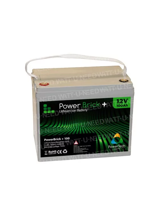 Lithiumbatterij PowerBrick+ 12V 100Ah