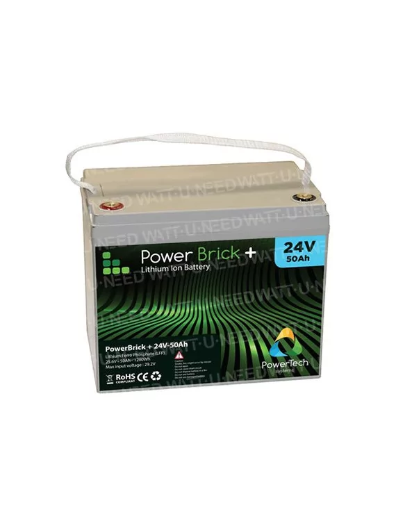 PowerBrick+ 24V 50Ah lithium accu