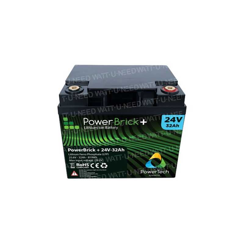 Lithiumbatterij PowerBrick+ 24V 32Ah