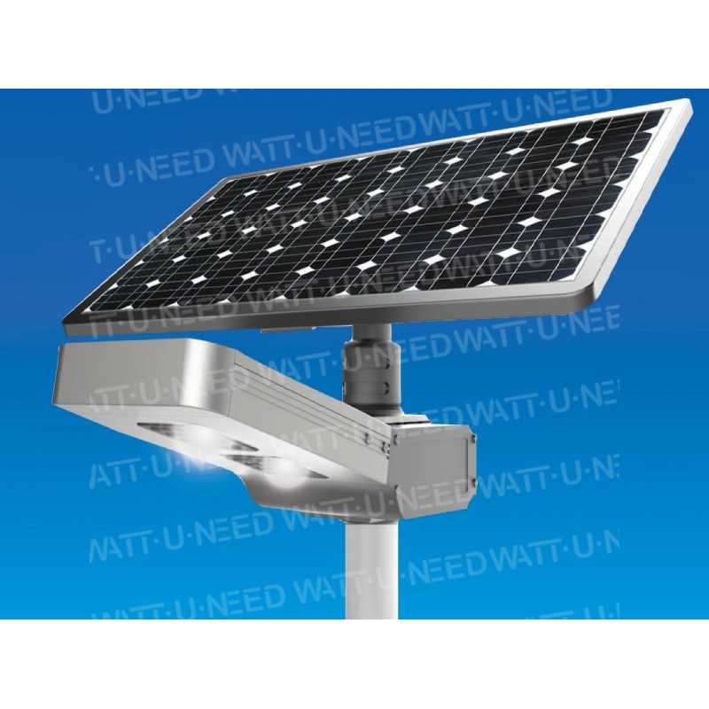 Solar floor lamp - AUTONOMOUS LED WU 70W 18V - Panel 100W*2pcs