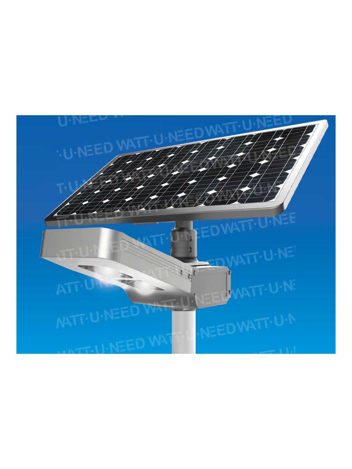 Solar floor lamp - AUTONOMOUS LED WU 70W 18V - Panel 100W*2pcs