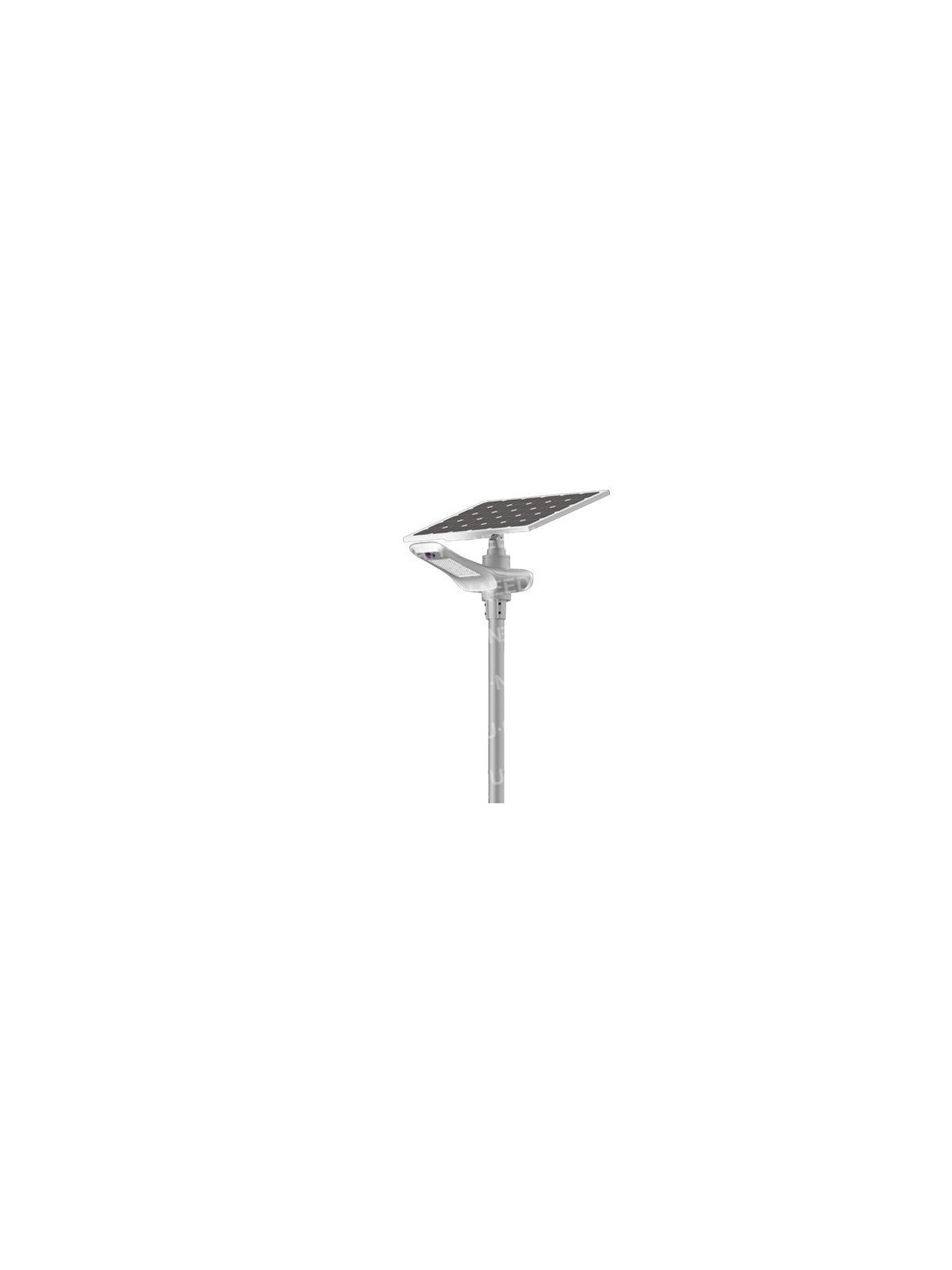 Lampadaire solaire - LED autonome 100w - panneau de 30W