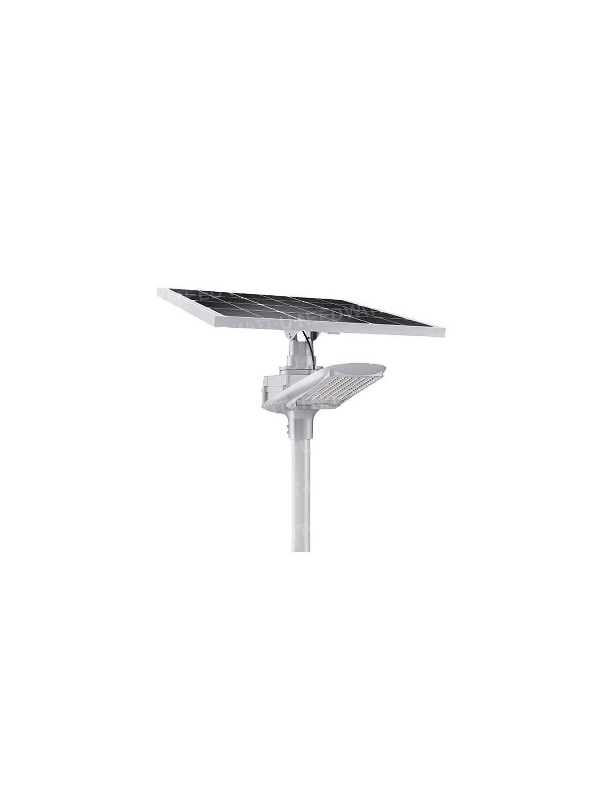 Lampadaire solaire - LED autonome WI 15W 6V - Panneau 60W