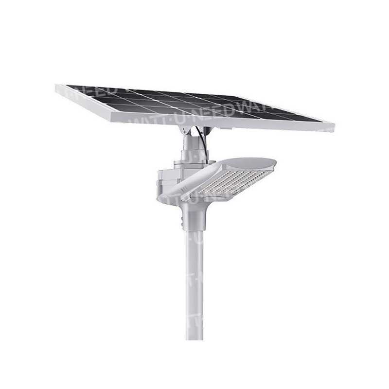 Lampadaire solaire - LED autonome WI 20W - Panneau 80W 6V