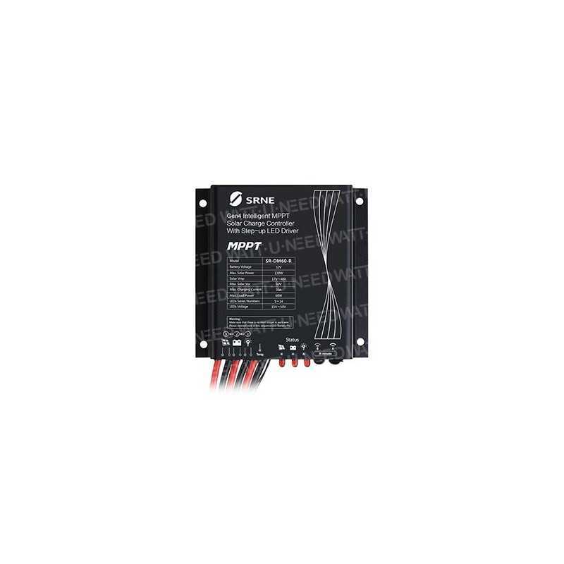 Solar charge controller SRNE MPPT Gen4 DM60