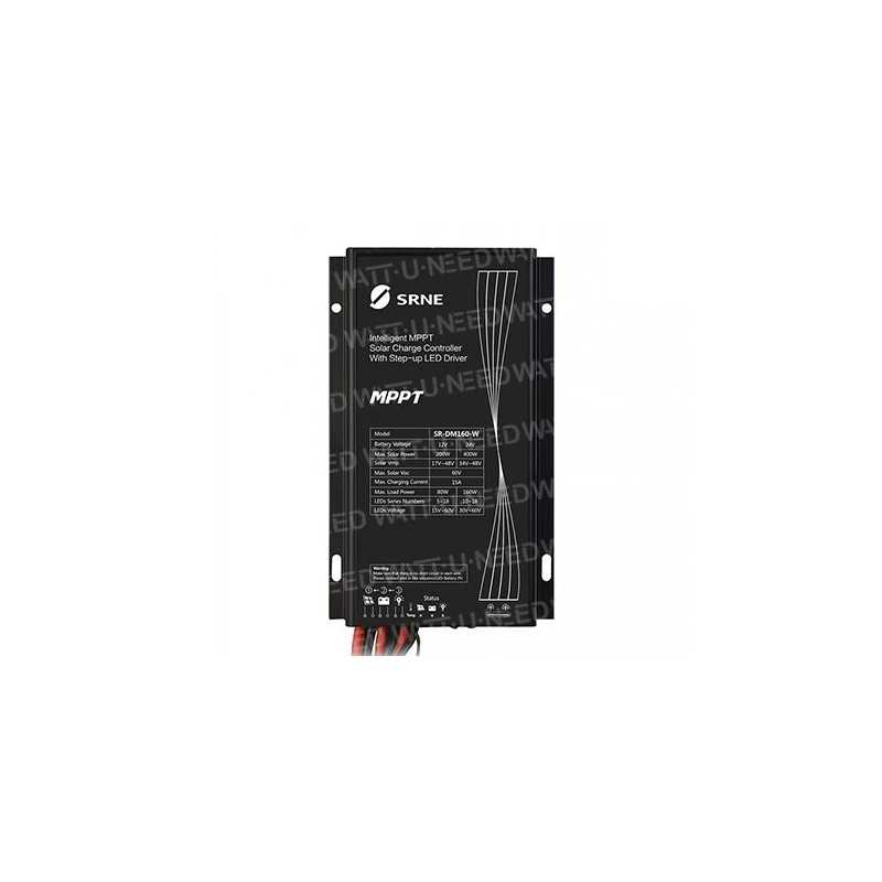 Solar charge controller SRNE MPPT Gen4 DM160